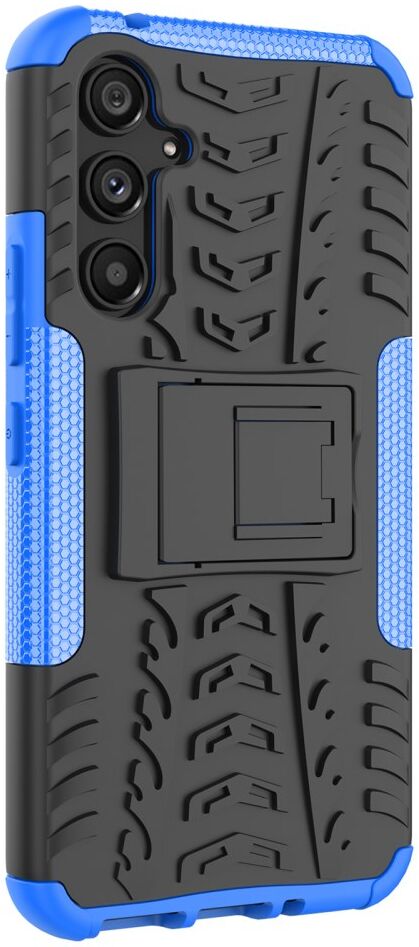 Samsung Galaxy A54 Hoes Robuust Hybride Back Cover Blauw afbeelding 3