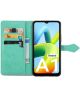 Xiaomi Redmi A1 / A2 Hoesje Mandala Book Case met Pasjeshouder Groen