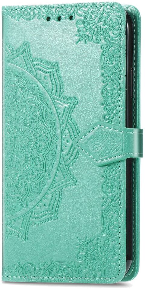 Xiaomi Redmi A1 / A2 Hoesje Mandala Book Case met Pasjeshouder Groen afbeelding 5