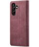 CaseMe 013 Samsung Galaxy A54 Hoesje Book Case met Pasjeshouder Rood