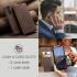 CaseMe 013 Samsung Galaxy A54 Hoesje Book Case met Pasjeshouder Coffee afbeelding 5