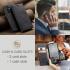 CaseMe 013 Samsung Galaxy A54 Hoesje Book Case met Pasjeshouder Zwart afbeelding 5