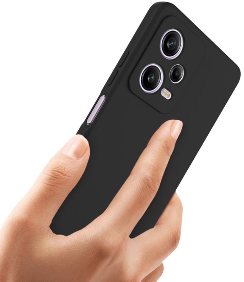 IMAK UC-4 Xiaomi Redmi Note 12 Pro Hoesje Flexibel TPU Zwart afbeelding 7