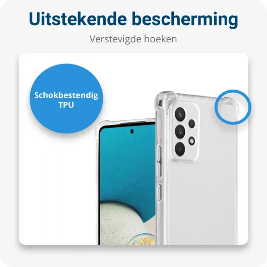 Samsung Galaxy A53 Hoesje Flexibel TPU Transparant met Koord Grijs afbeelding 2