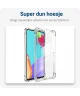 Samsung Galaxy A53 Hoesje Flexibel TPU Transparant met Koord Paars