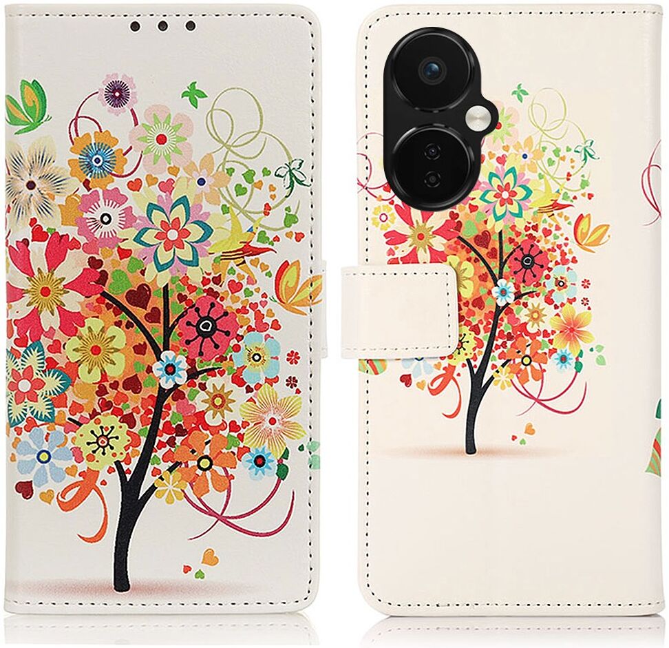 OnePlus Nord CE 3 Lite Hoesje Portemonnee Book Case Boom Print afbeelding 1