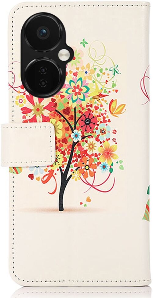 OnePlus Nord CE 3 Lite Hoesje Portemonnee Book Case Boom Print afbeelding 6