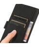 KHAZNEH Motorola Moto G53 / G13 / G23 Hoesje Retro Wallet Zwart