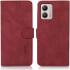 KHAZNEH Motorola Moto G53 / G13 / G23 Hoesje Retro Wallet Rood afbeelding 2