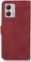 KHAZNEH Motorola Moto G53 / G13 / G23 Hoesje Retro Wallet Rood afbeelding 8