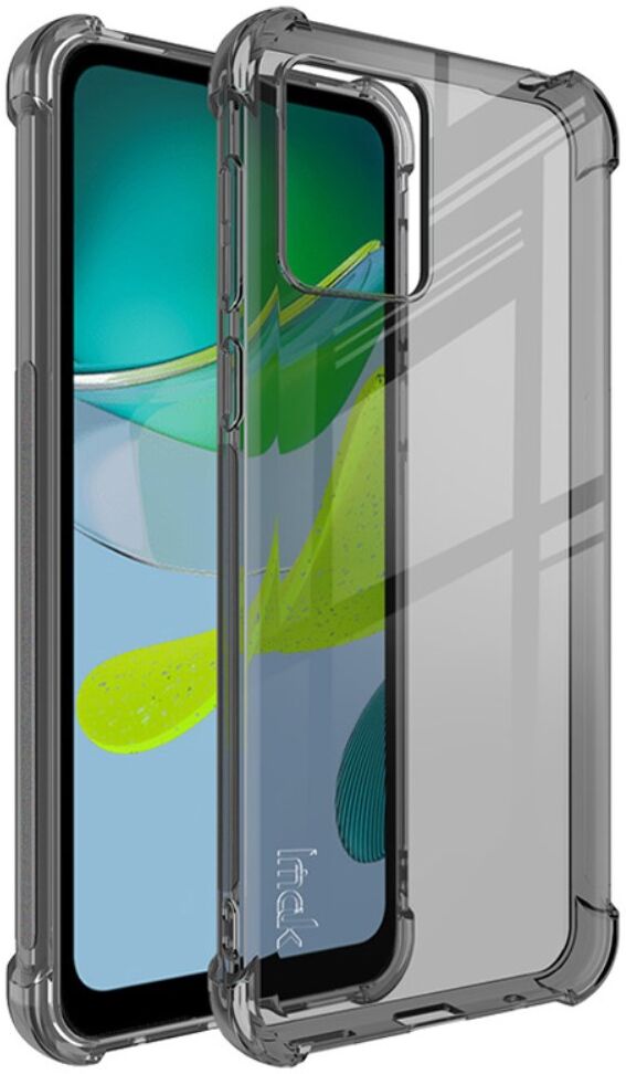 Imak Motorola Moto E13 Hoesje Schokbestendig TPU Transparant Zwart afbeelding 1