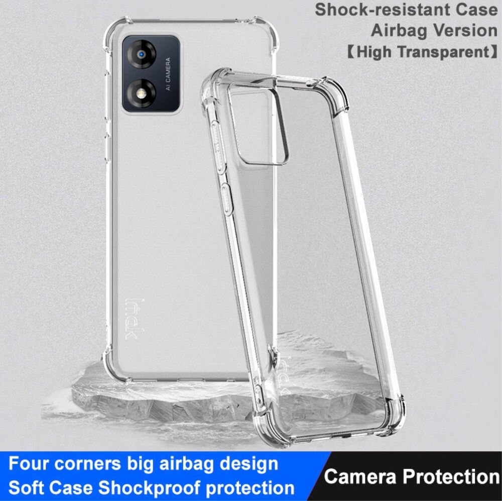 Imak Motorola Moto E13 Hoesje Schokbestendig TPU Transparant afbeelding 2
