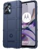 Motorola Moto G13 / G23 Hoesje Shock Proof Rugged Shield Blauw
