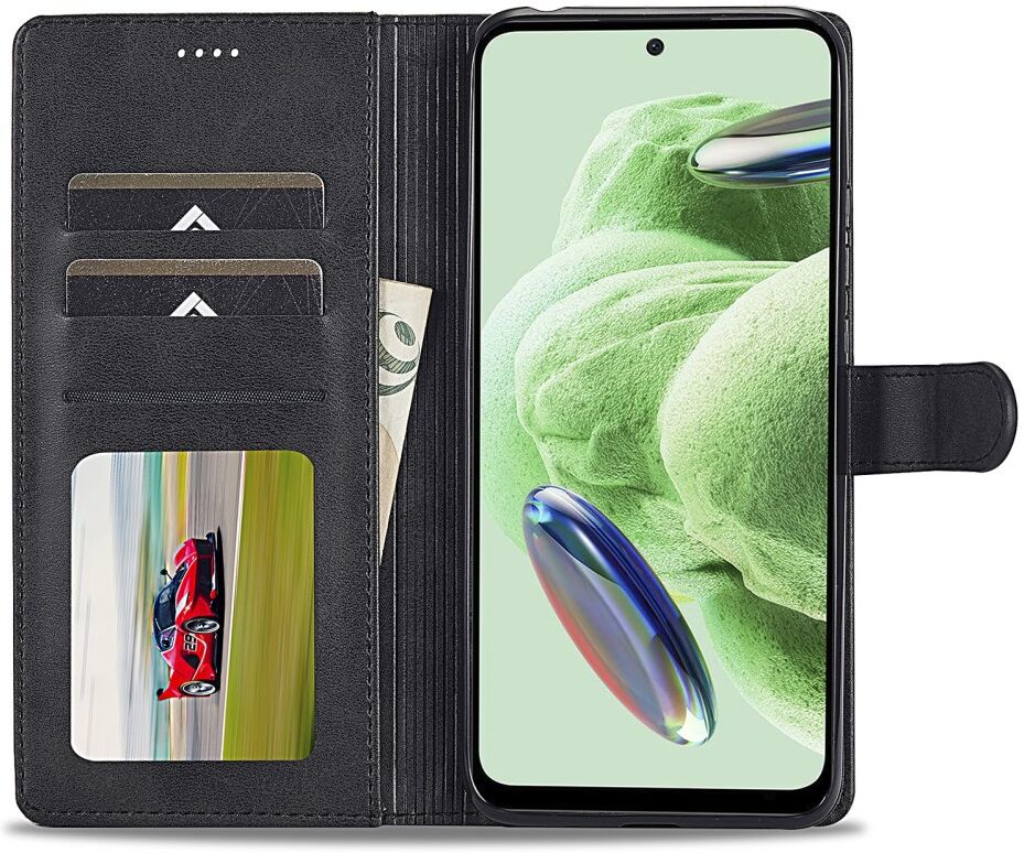 LC.IMEEKE Xiaomi Redmi Note 12 Pro/Poco X5 Pro Hoesje Book Case Zwart afbeelding 5