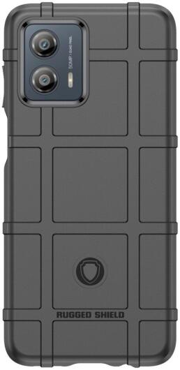 Motorola Moto G53 Hoesje Shock Proof Rugged Shield Back Cover Zwart afbeelding 2