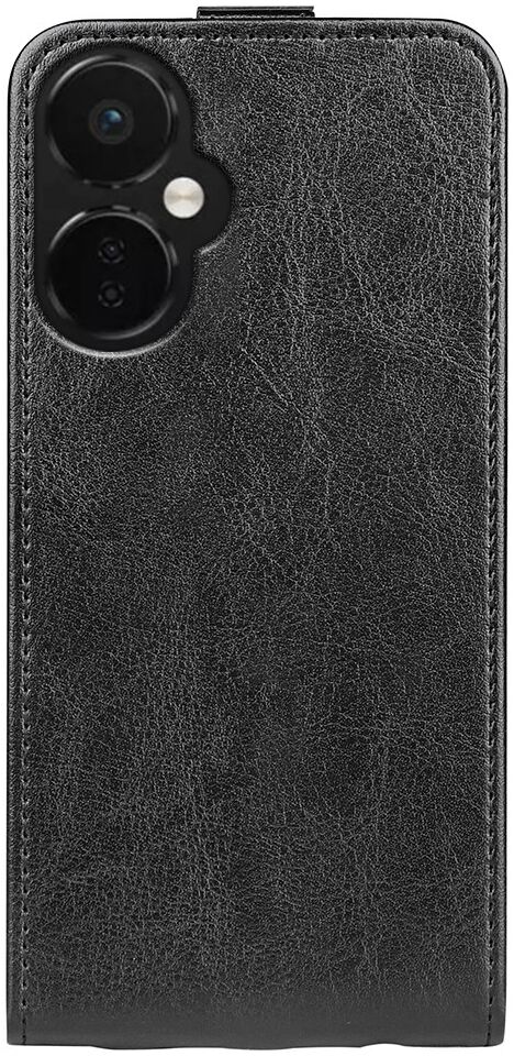 OnePlus Nord CE 3 Lite Hoesje Verticale Flip Wallet Kunstleer Zwart afbeelding 9