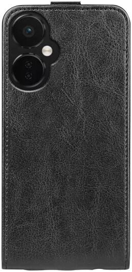 OnePlus Nord CE 3 Lite Hoesje Verticale Flip Wallet Kunstleer Zwart afbeelding 9