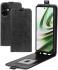 OnePlus Nord CE 3 Lite Hoesje Verticale Flip Wallet Kunstleer Zwart afbeelding 2