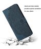 Samsung Galaxy A24 Hoesje Mandala Book Case met Pasjeshouder Blauw