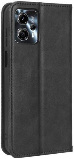 Motorola Moto G13 / G23 Vintage Portemonnee Hoesje Zwart afbeelding 7