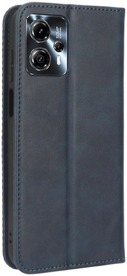 Motorola Moto G13 / G23 Vintage Portemonnee Hoesje Blauw afbeelding 7