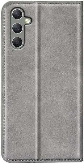 Samsung Galaxy A24 Hoesje Wallet Book Case Kunstleer Grijs afbeelding 6