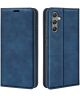 Samsung Galaxy A24 Hoesje Wallet Book Case Kunstleer Blauw