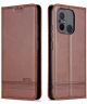 AZNS Xiaomi Redmi 12C Hoesje Portemonnee Book Case Kunstleer Coffee