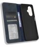 OnePlus Nord CE 3 Lite Vintage Portemonnee Hoesje Blauw