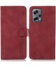 KHAZNEH Xiaomi Poco F5 Hoesje Retro Wallet Book Case Rood