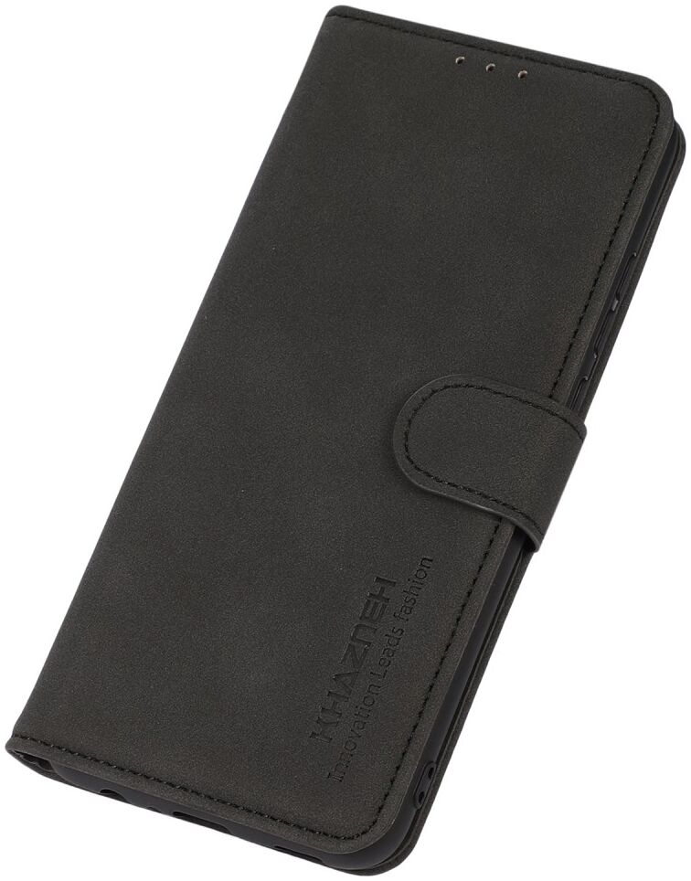 KHAZNEH Motorola Thinkphone Hoesje Retro Wallet Book Case Zwart afbeelding 5