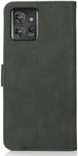 KHAZNEH Motorola Thinkphone Hoesje Retro Wallet Book Case Groen afbeelding 8
