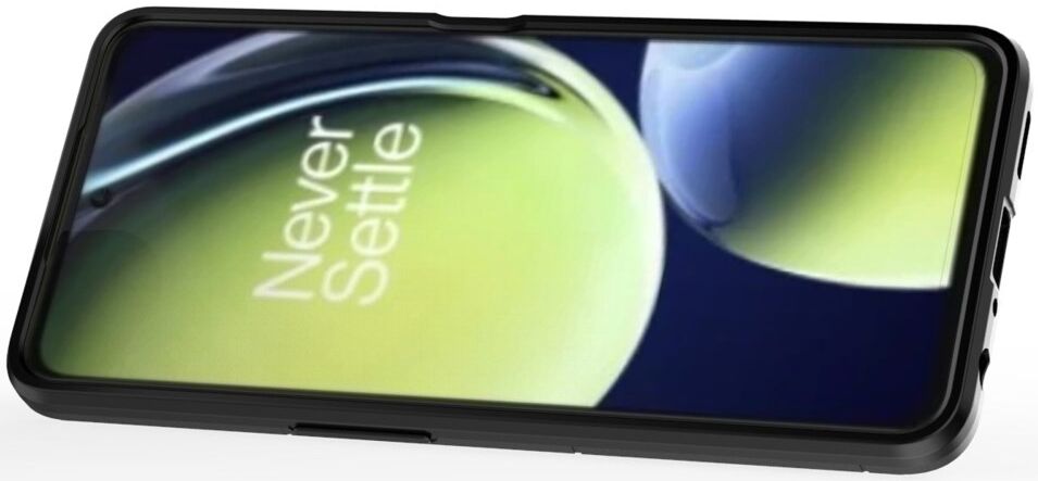 OnePlus Nord CE 3 Lite Hoesje met Magnetische Kickstand Ring Zwart afbeelding 2