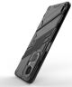 OnePlus Nord CE 3 Lite Hoesje Shockproof Kickstand Back Cover Zwart
