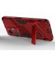 OnePlus Nord CE 3 Lite Hoesje Shockproof Kickstand Back Cover Rood