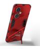 OnePlus Nord CE 3 Lite Hoesje Shockproof Kickstand Back Cover Rood