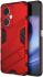 OnePlus Nord CE 3 Lite Hoesje Shockproof Kickstand Back Cover Rood afbeelding 1