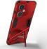 OnePlus Nord CE 3 Lite Hoesje Shockproof Kickstand Back Cover Rood afbeelding 3