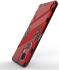 OnePlus Nord CE 3 Lite Hoesje Shockproof Kickstand Back Cover Rood afbeelding 5