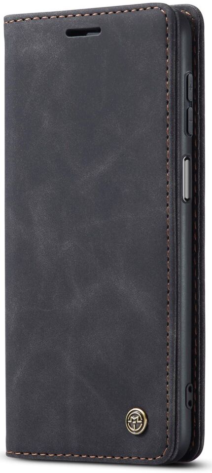 CaseMe 013 Samsung Galaxy A24 Hoesje Book Case met Pasjeshouder Zwart afbeelding 2