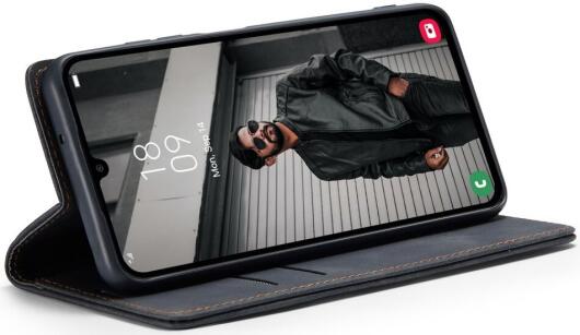 CaseMe 013 Samsung Galaxy A24 Hoesje Book Case met Pasjeshouder Zwart afbeelding 10