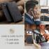 CaseMe 013 Samsung Galaxy A24 Hoesje Book Case met Pasjeshouder Zwart afbeelding 6