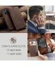 CaseMe 013 Xiaomi Redmi 12C Book Case met Pasjeshouder Coffee