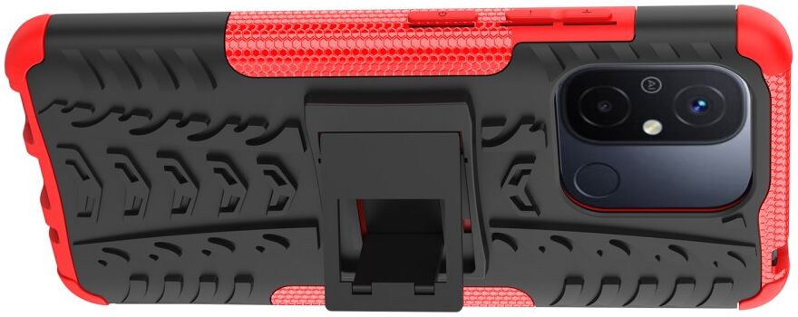 Xiaomi Redmi 12C Hoes Robuust Hybride Back Cover Rood afbeelding 13