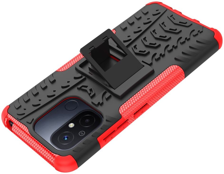 Xiaomi Redmi 12C Hoes Robuust Hybride Back Cover Rood afbeelding 14