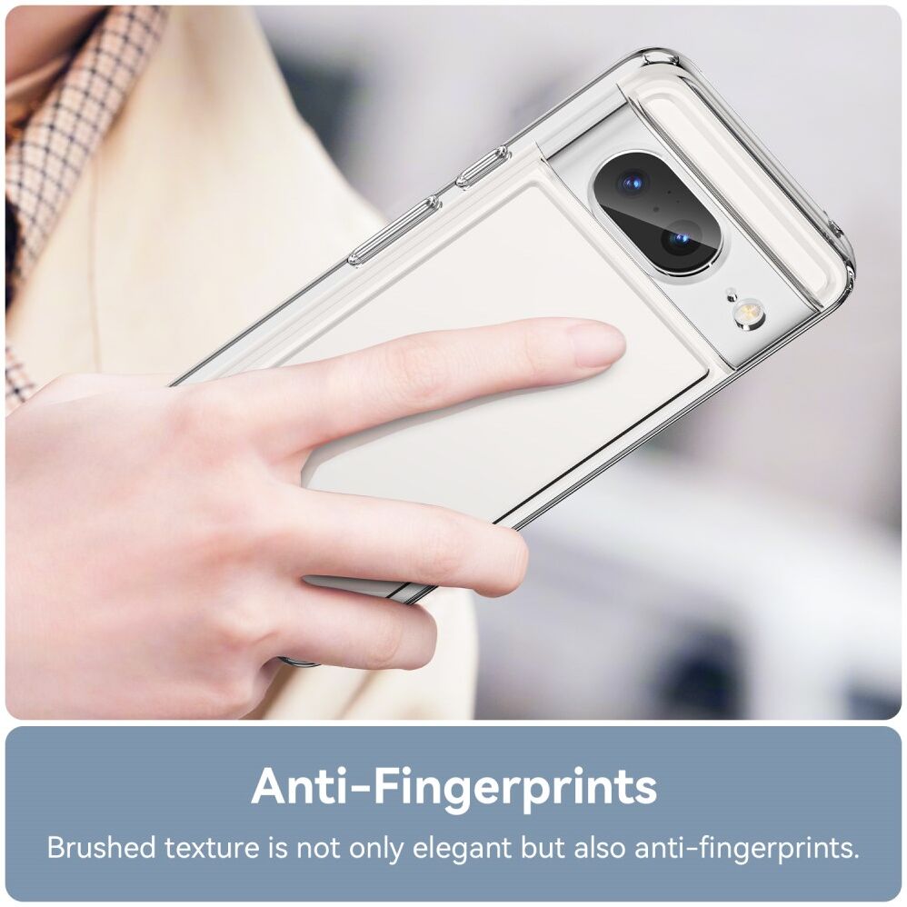 Google Pixel 8 Hoesje Acryl Back Cover Transparant afbeelding 5