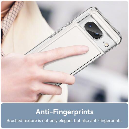 Google Pixel 8 Hoesje Acryl Back Cover Transparant afbeelding 5