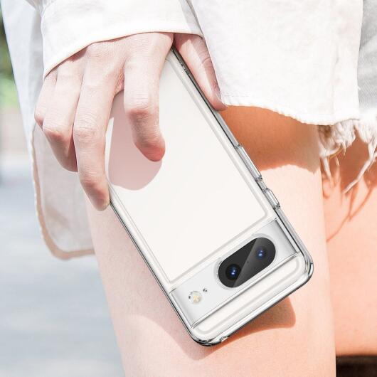 Google Pixel 8 Hoesje Acryl Back Cover Transparant afbeelding 7