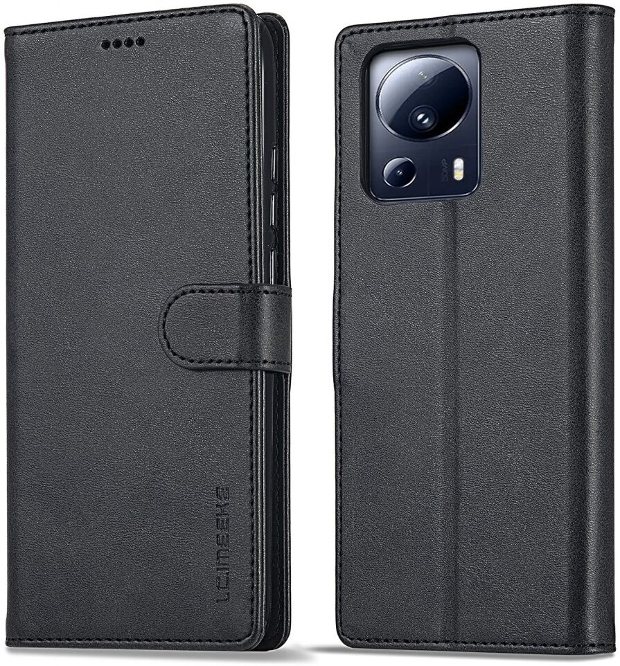 LC.IMEEKE Xiaomi 13 Lite Hoesje Portemonnee Book Case Zwart afbeelding 1