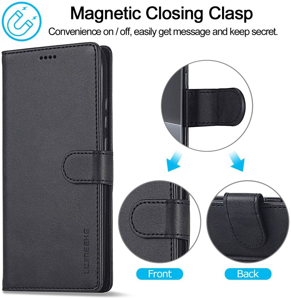 LC.IMEEKE Xiaomi 13 Lite Hoesje Portemonnee Book Case Zwart afbeelding 11